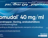 Lomudal® 40 mg/ml ögondroppar lindrar allergiska ögonbesvär, som vid pollenallergi. Denna pollenmedicin är en lösning för ögonen.