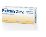 Postafen 25mg, receptfritt medicin mot illamående vid åksjuka och sjösjuka. 10 tabletter.