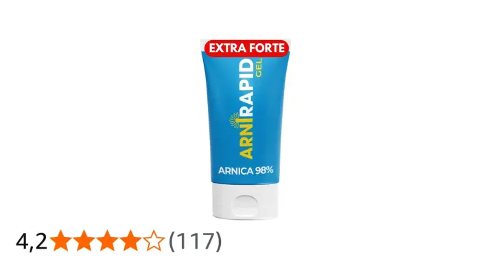 ArniRapid gel med 98% arnika, en muskelavslappnande medicin för snabb lindring. Extra Forte.